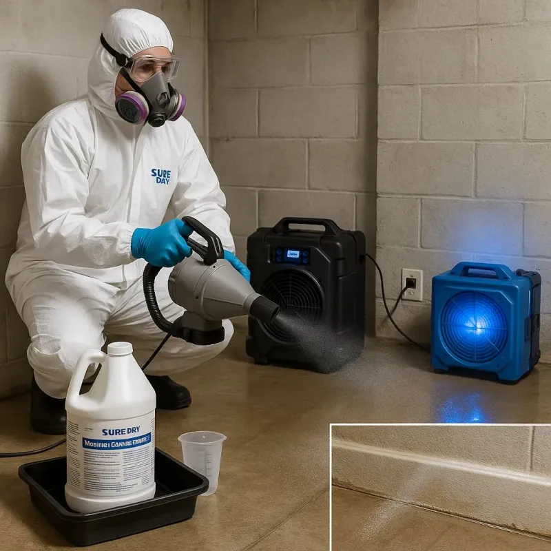 Sanitization and Odor Removal process in Big Lake, WA