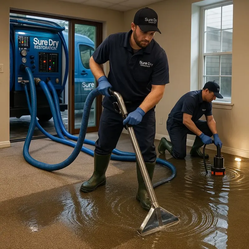 Water Extraction and Removal process in Big Lake, WA